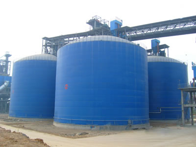 新干水泥钢板库改造