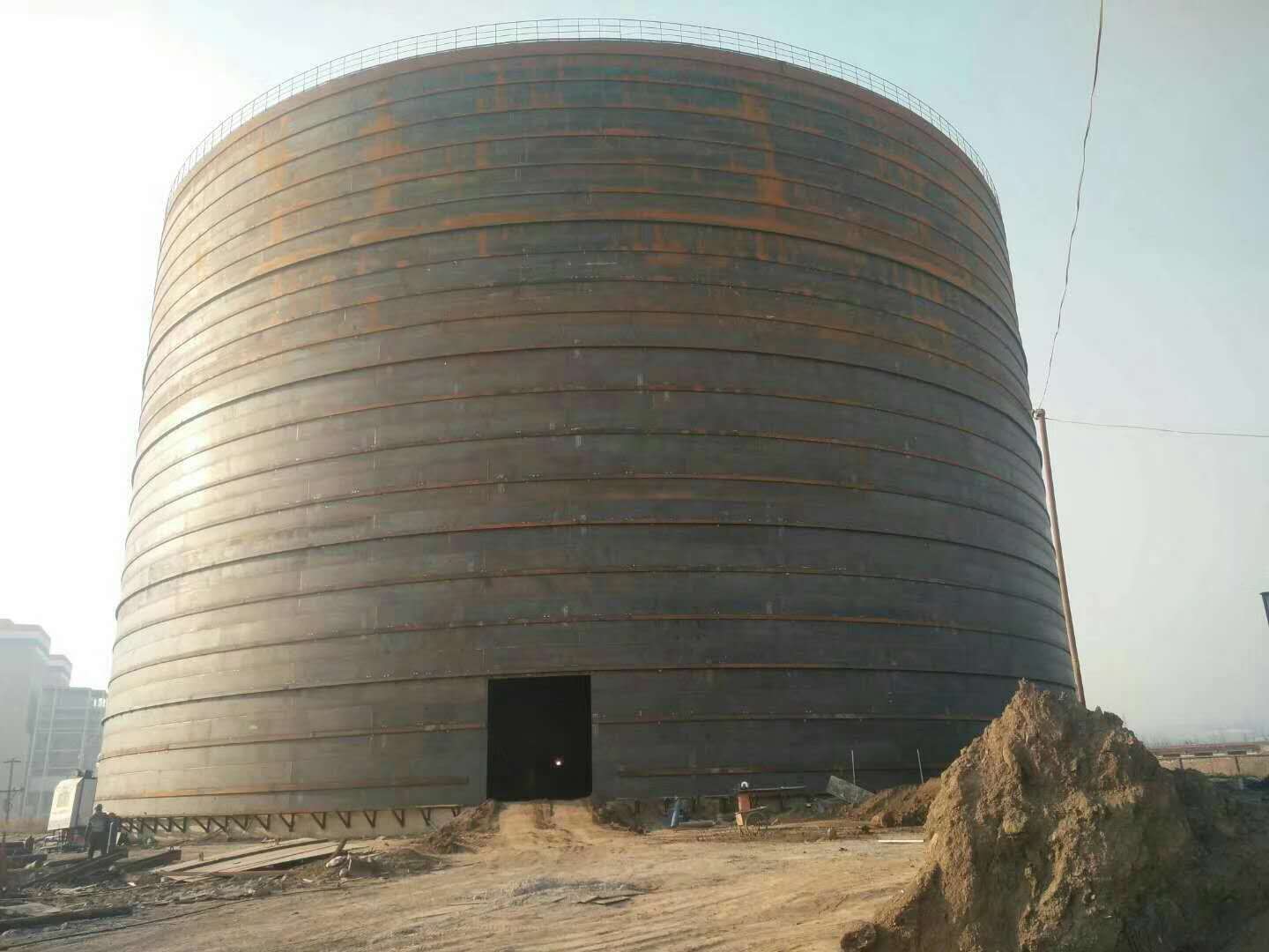 新干承建大型钢板库的好处及原理