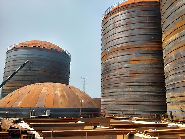 新干焦粉钢板仓